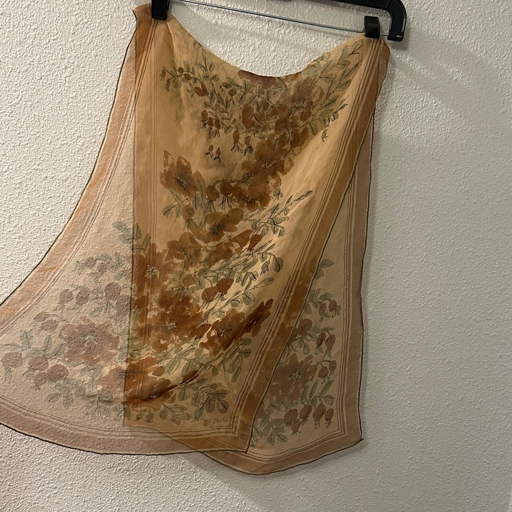 Vintage Vera  Neumann Sheer silk Scarf